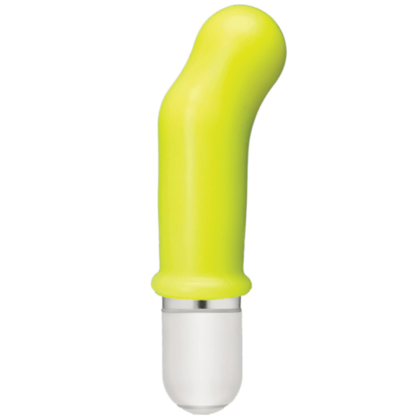 Doc Johnson American Pop! Pow 10 Function Silicone Vibrator - Yellow