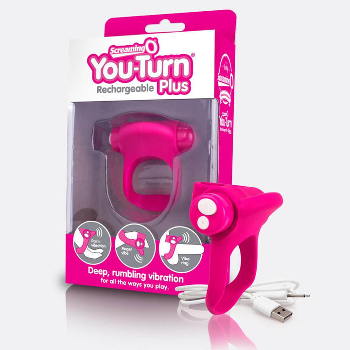 Screaming O You-Turn Rechargeable Plus Cock Ring