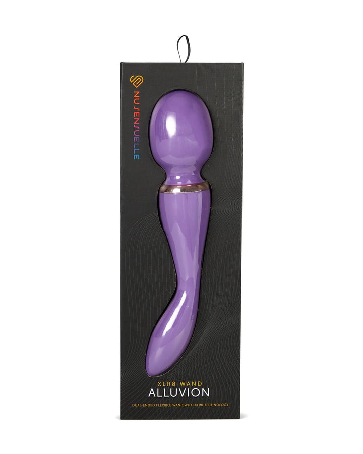 Nu Sensuelle Alluvion XLR8 Double Ended Wand Purple