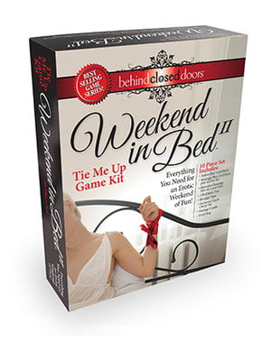 Behind Closed Doors Weekend in Bed II - 10pc Tie Me Up Game Kit