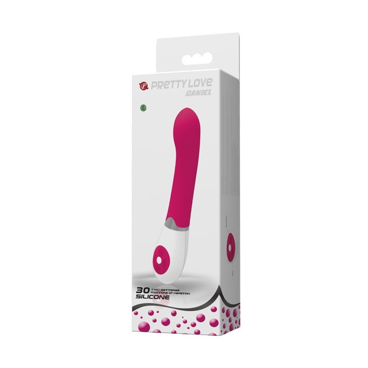 Pretty Love Daniel Silicone Vibrator - Magenta