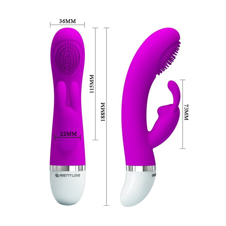 Pretty Love Christ Silicone Rabbit Vibrator