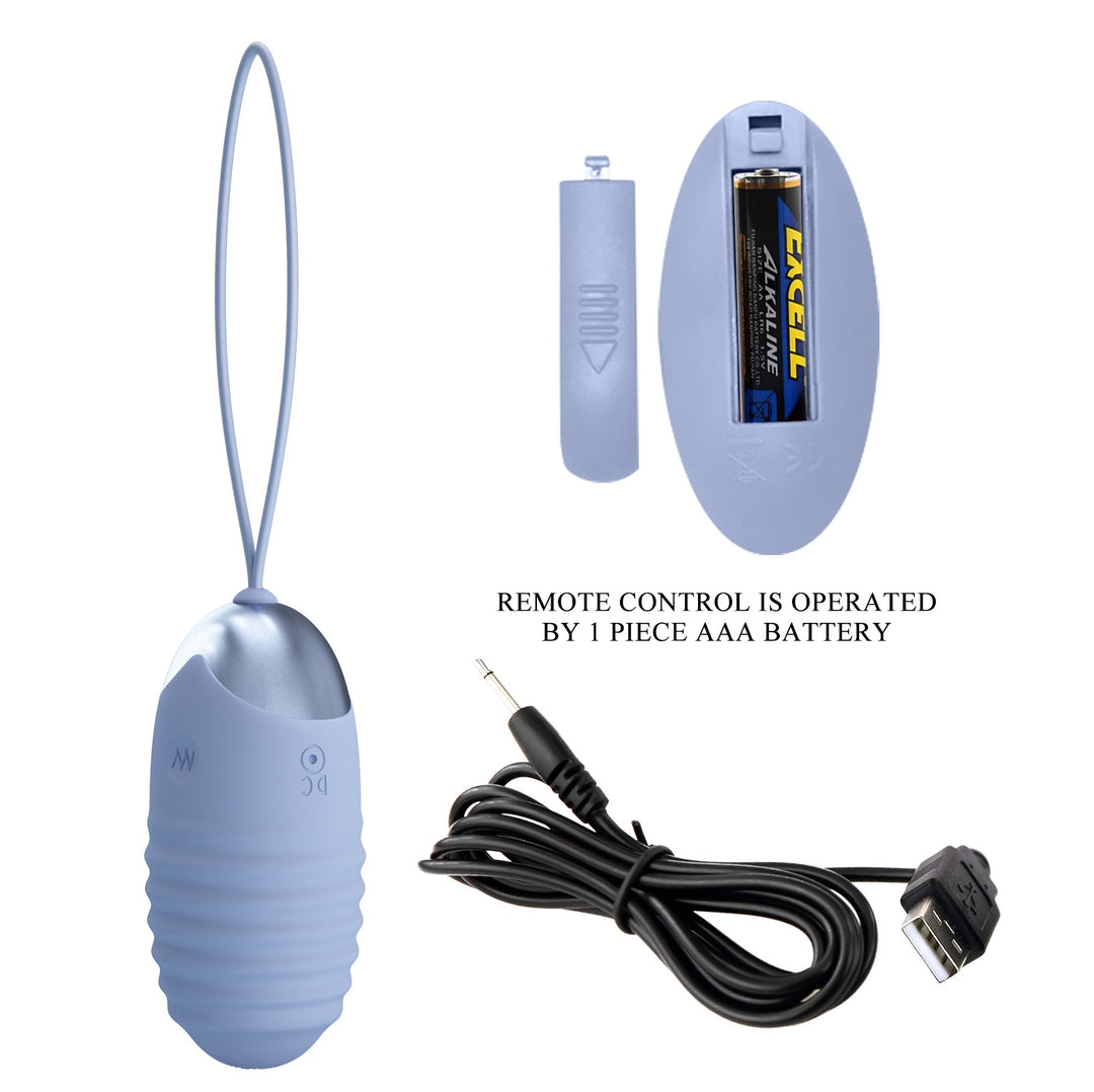 Pretty Love Jessica 3 Rechargeable Vibrating Egg with Remote