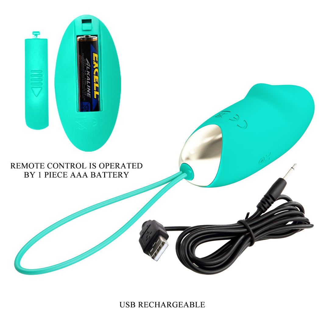 Pretty Love Julia Rechargeable Vibrating Egg with Remote