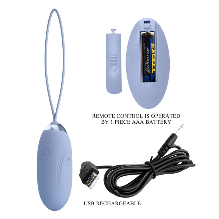 Pretty Love Jenny 1 Rechargeable Vibrating Egg with Remote