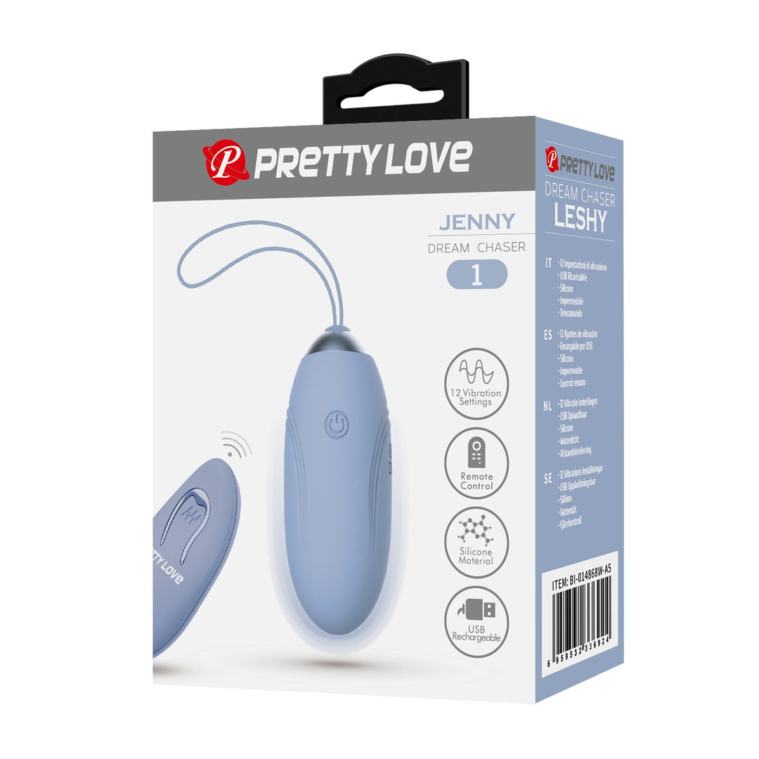 Pretty Love Jenny 1 Rechargeable Vibrating Egg with Remote