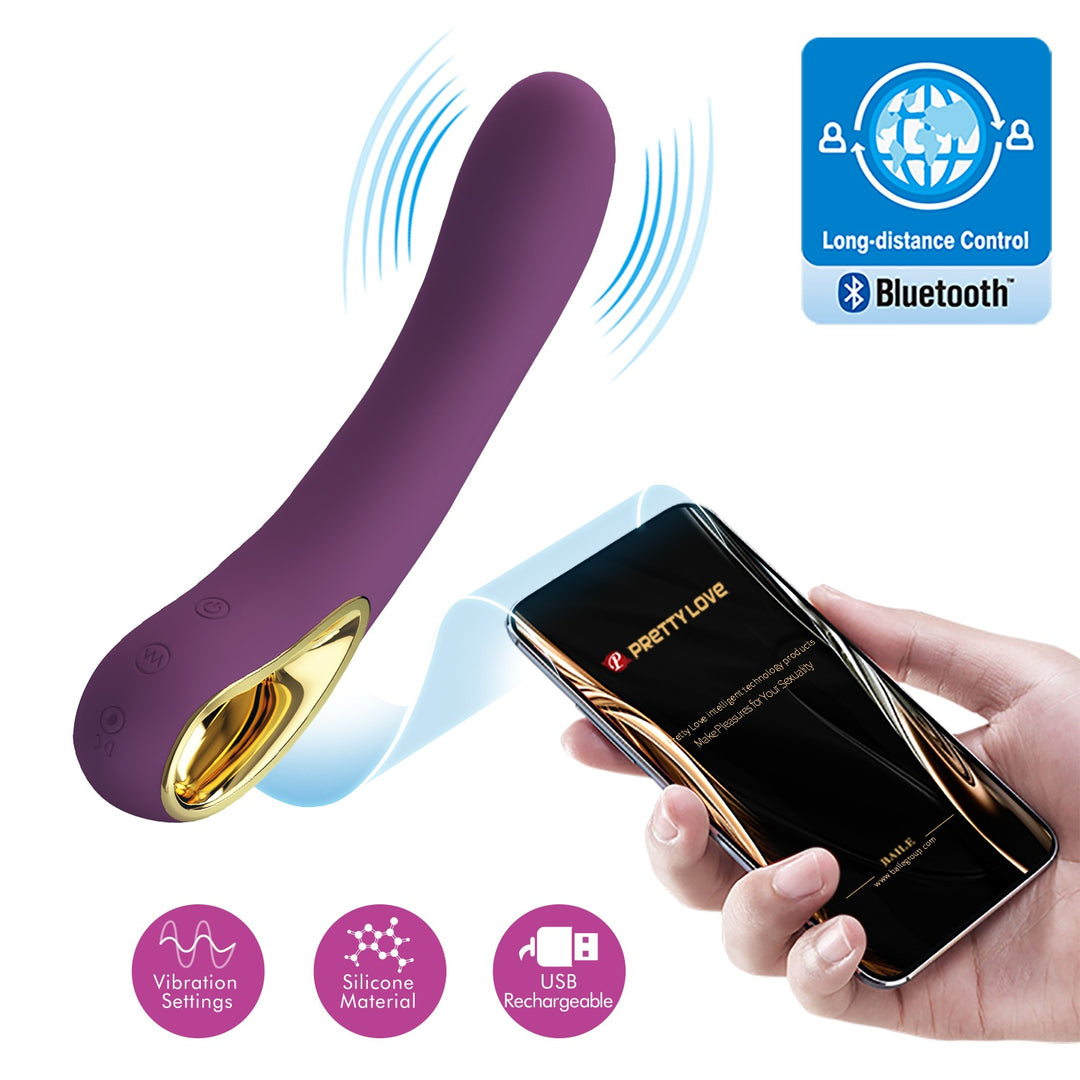 Pretty Love Ethan Rechargeable G-Spot Vibrator with App Control