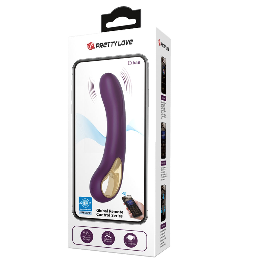 Pretty Love Ethan Rechargeable G-Spot Vibrator with App Control