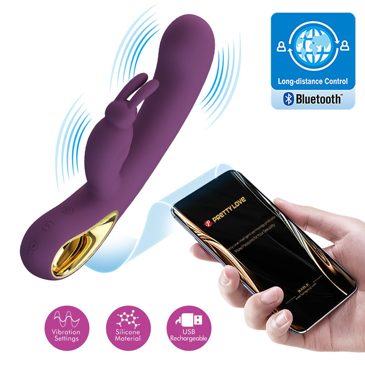 Pretty Love Liam Rechargeable Rabbit Vibrator with App Control