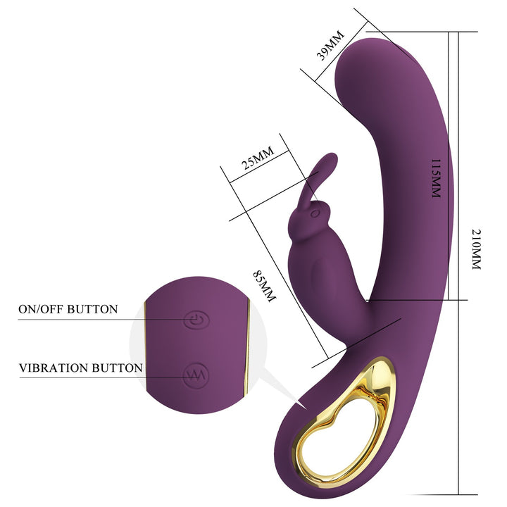 Pretty Love Liam Rechargeable Rabbit Vibrator with App Control