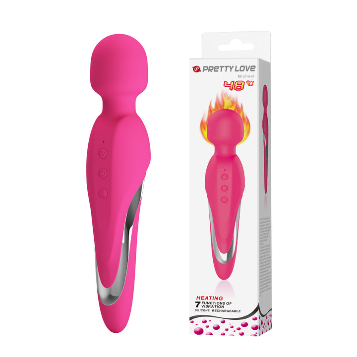 Pretty Love Michael Rechargeable Heating Massager Wand