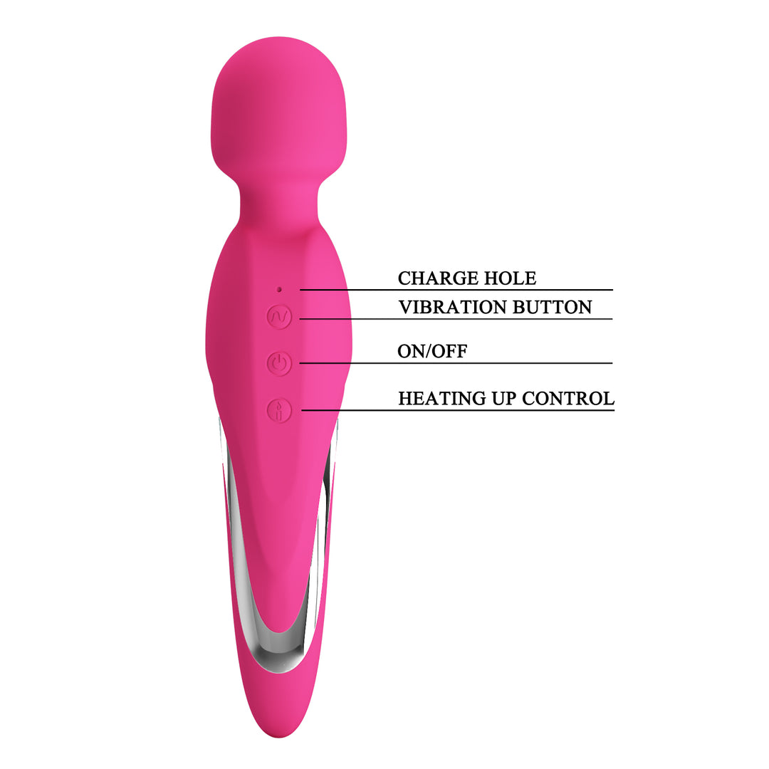 Pretty Love Michael Rechargeable Heating Massager Wand