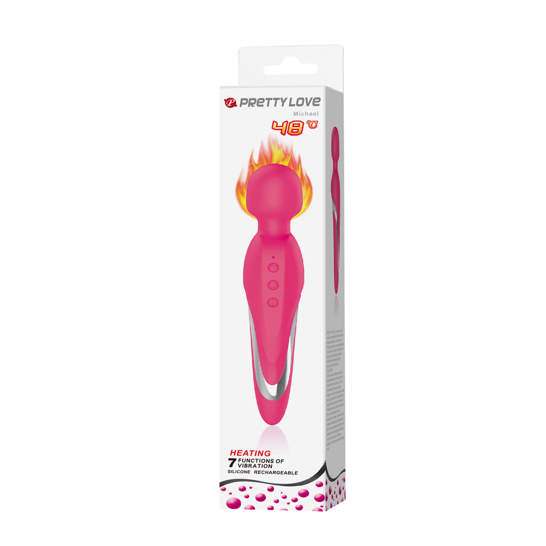 Pretty Love Michael Rechargeable Heating Massager Wand