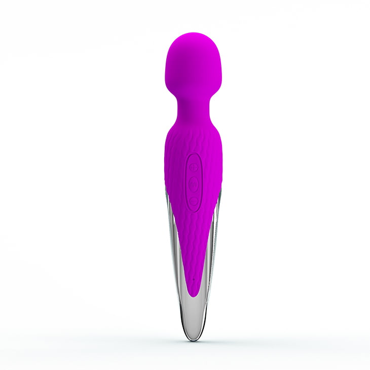 Pretty Love Rechargeable Wand Massager - Purple