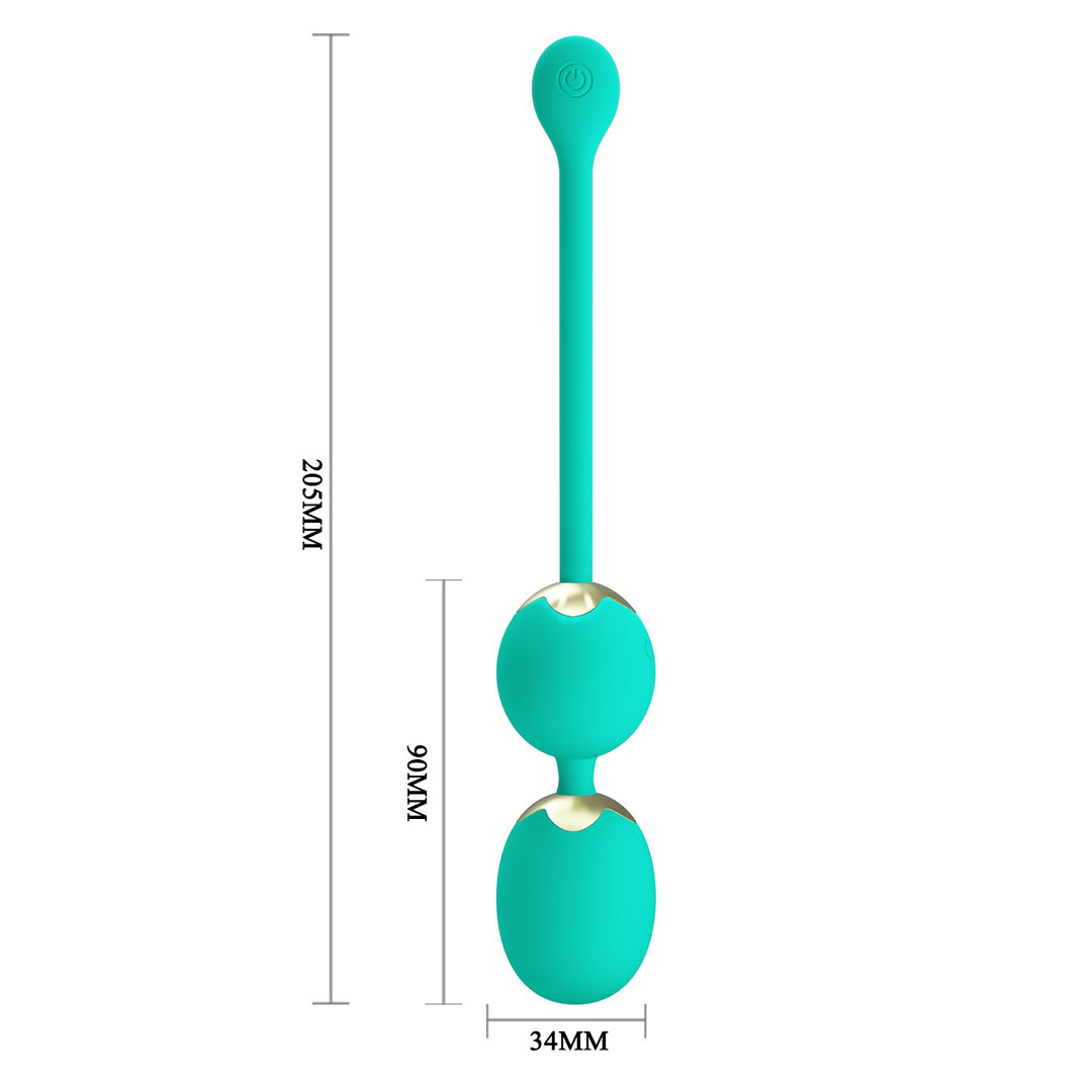 Pretty Love Willie Rechargeable Vibrating Kegel Balls with Remote