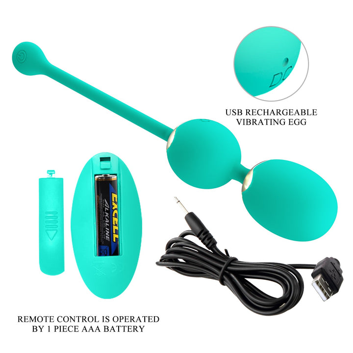 Pretty Love Willie Rechargeable Vibrating Kegel Balls with Remote
