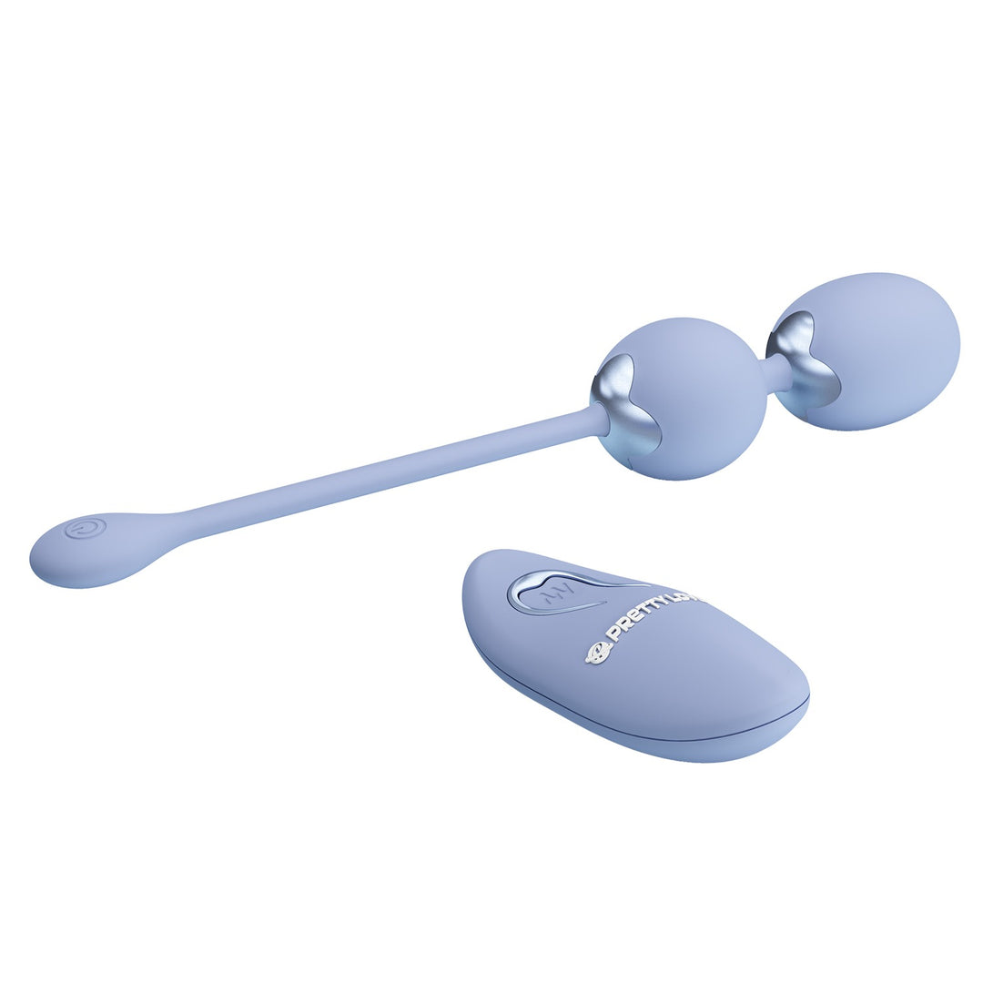 Pretty Love Willie 6 Rechargeable Vibrating Kegel Balls with Remote