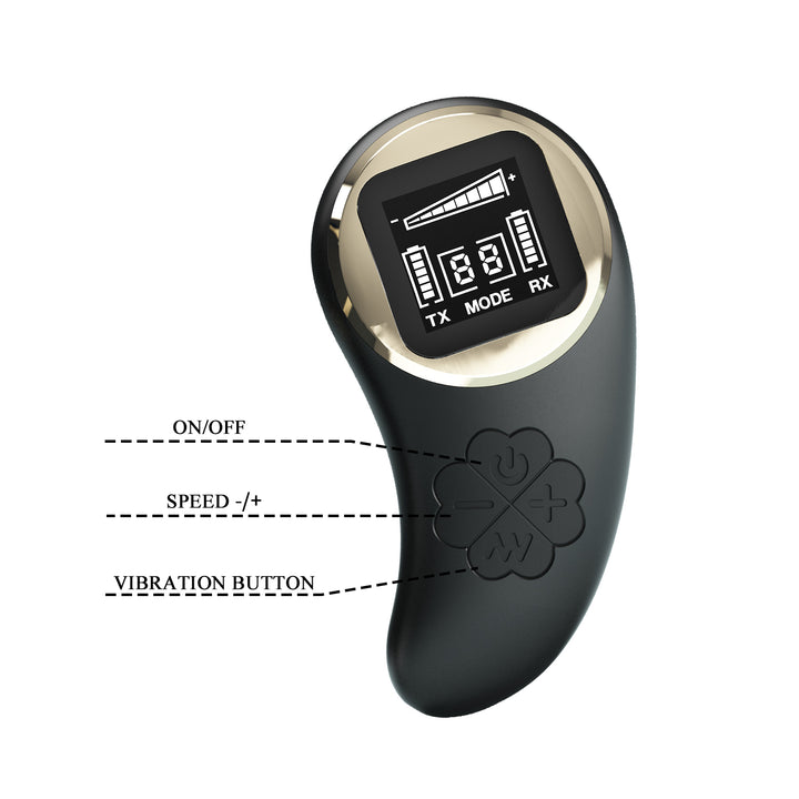 Pretty Love Nathan Wearable Couples Vibrator with Remote Control