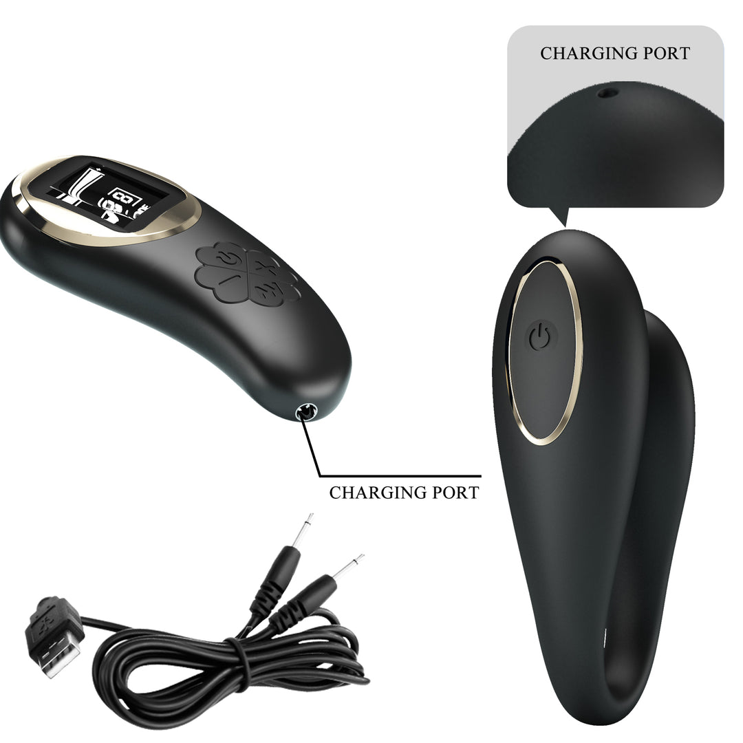 Pretty Love Nathan Wearable Couples Vibrator with Remote Control