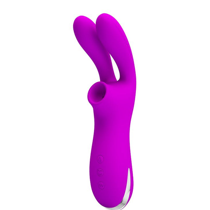 Pretty Love by Baile Rechargeable Clitoral Sucker with Rabbit Ears Ralap