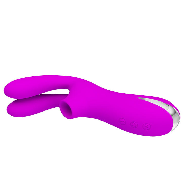 Pretty Love by Baile Rechargeable Clitoral Sucker with Rabbit Ears Ralap