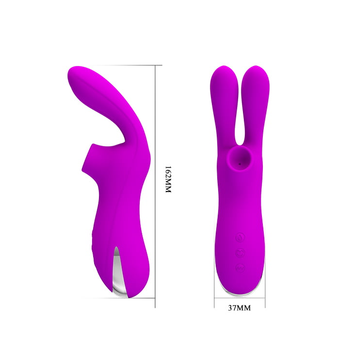 Pretty Love by Baile Rechargeable Clitoral Sucker with Rabbit Ears Ralap