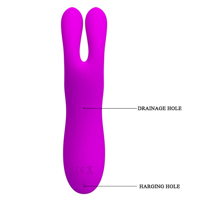 Pretty Love by Baile Rechargeable Clitoral Sucker with Rabbit Ears Ralap