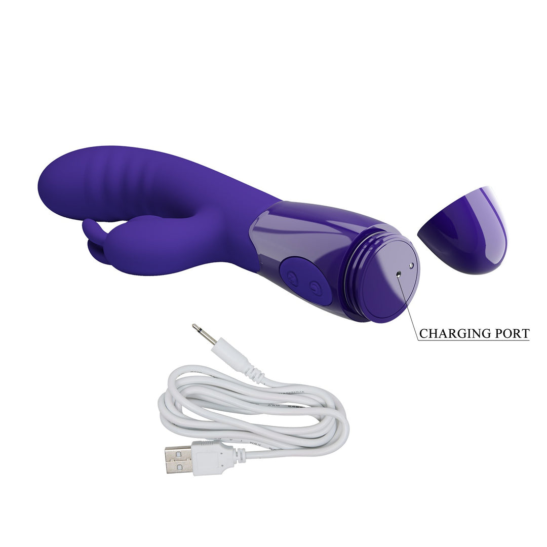 Pretty Love Cerberus Vibrating & Licking G-Spot Rabbit Vibrator