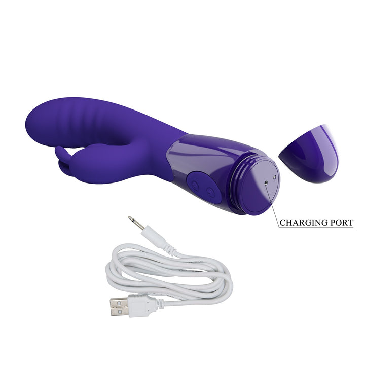 Pretty Love Cerberus Vibrating & Licking G-Spot Rabbit Vibrator