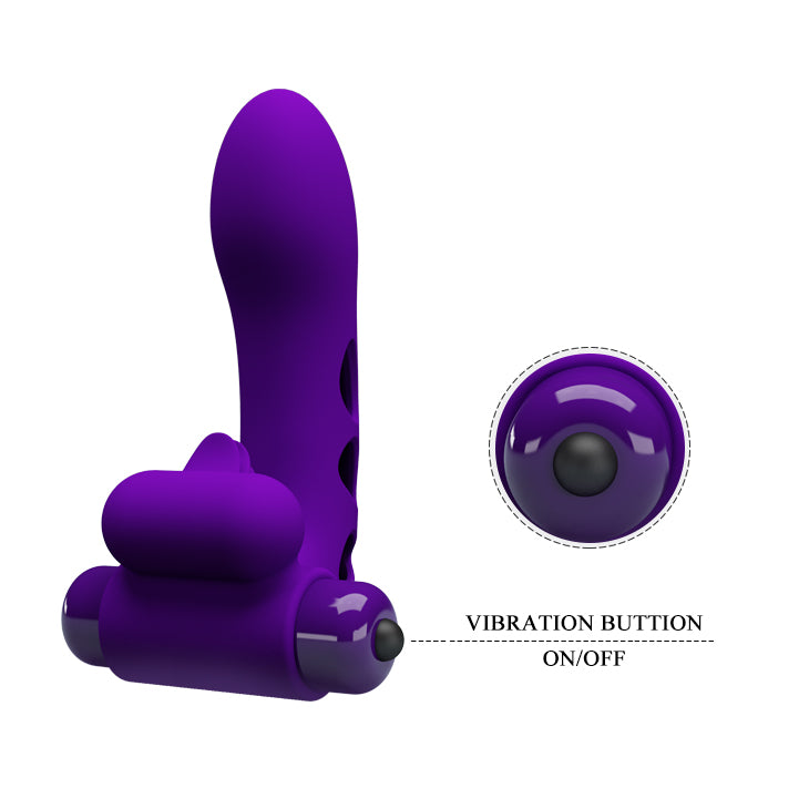 Pretty Love Orlando Honey Finger Vibrator with Clitoral Stimulator