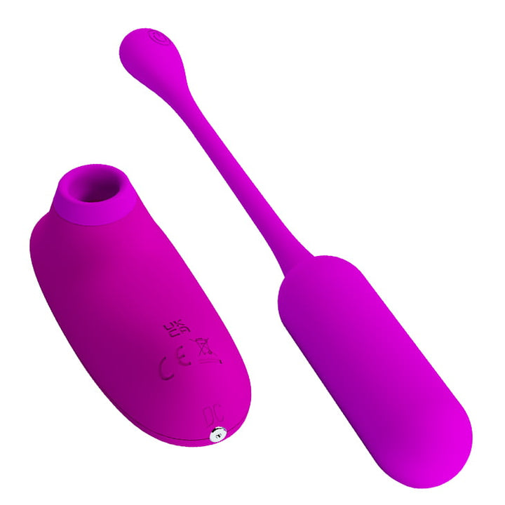 Pretty Love Multifunctional 2 in 1 Curupira (Air Pulse & Egg Vibrator)