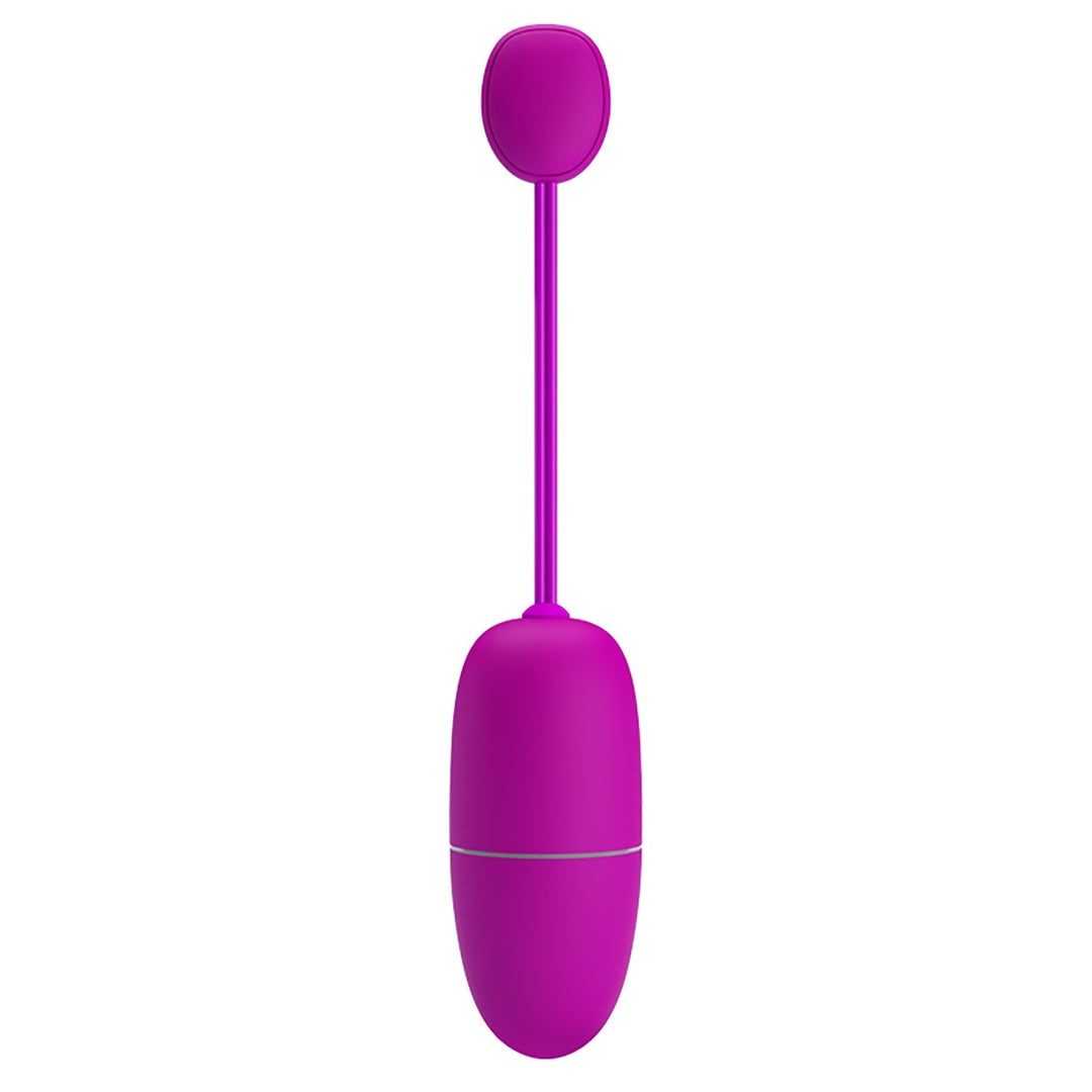 Pretty Love Rechargeable Vibrating Egg with Global Remote Control Nymph - Purple