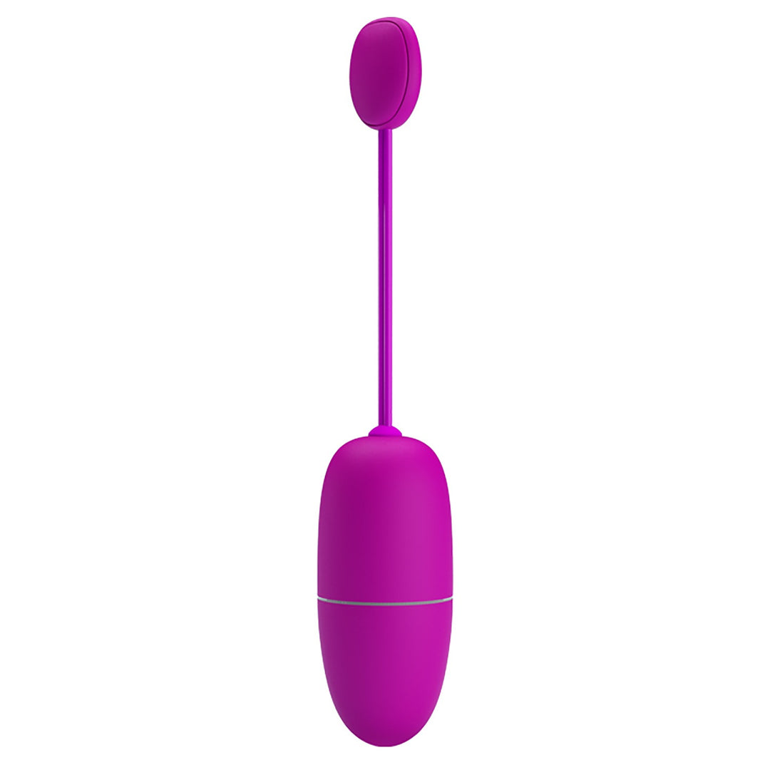 Pretty Love Rechargeable Vibrating Egg with Global Remote Control Nymph - Purple