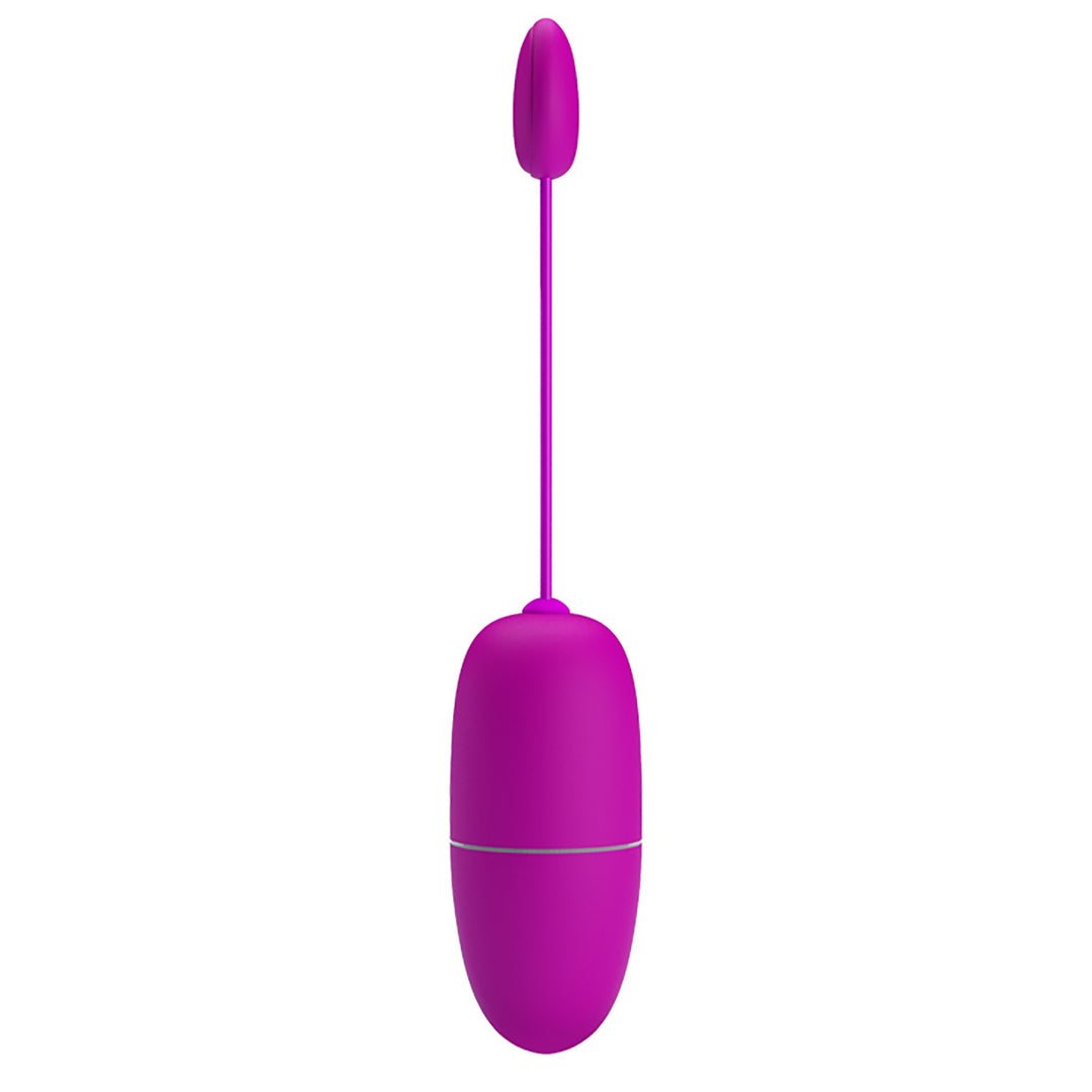 Pretty Love Rechargeable Vibrating Egg with Global Remote Control Nymph - Purple