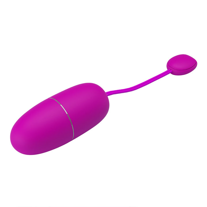 Pretty Love Rechargeable Vibrating Egg with Global Remote Control Nymph - Purple