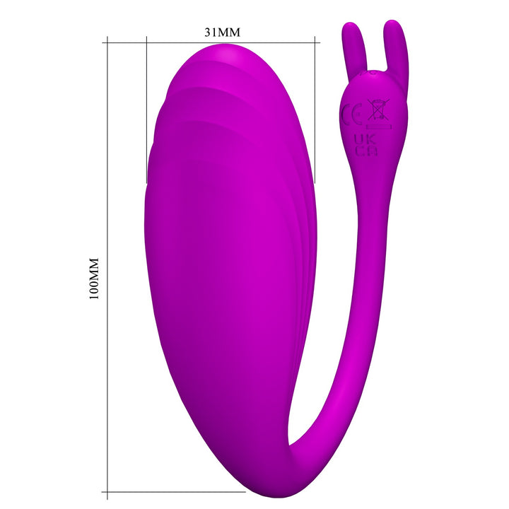 Pretty Love Catalina Wearable Bullet Vibrator App Control - Purple