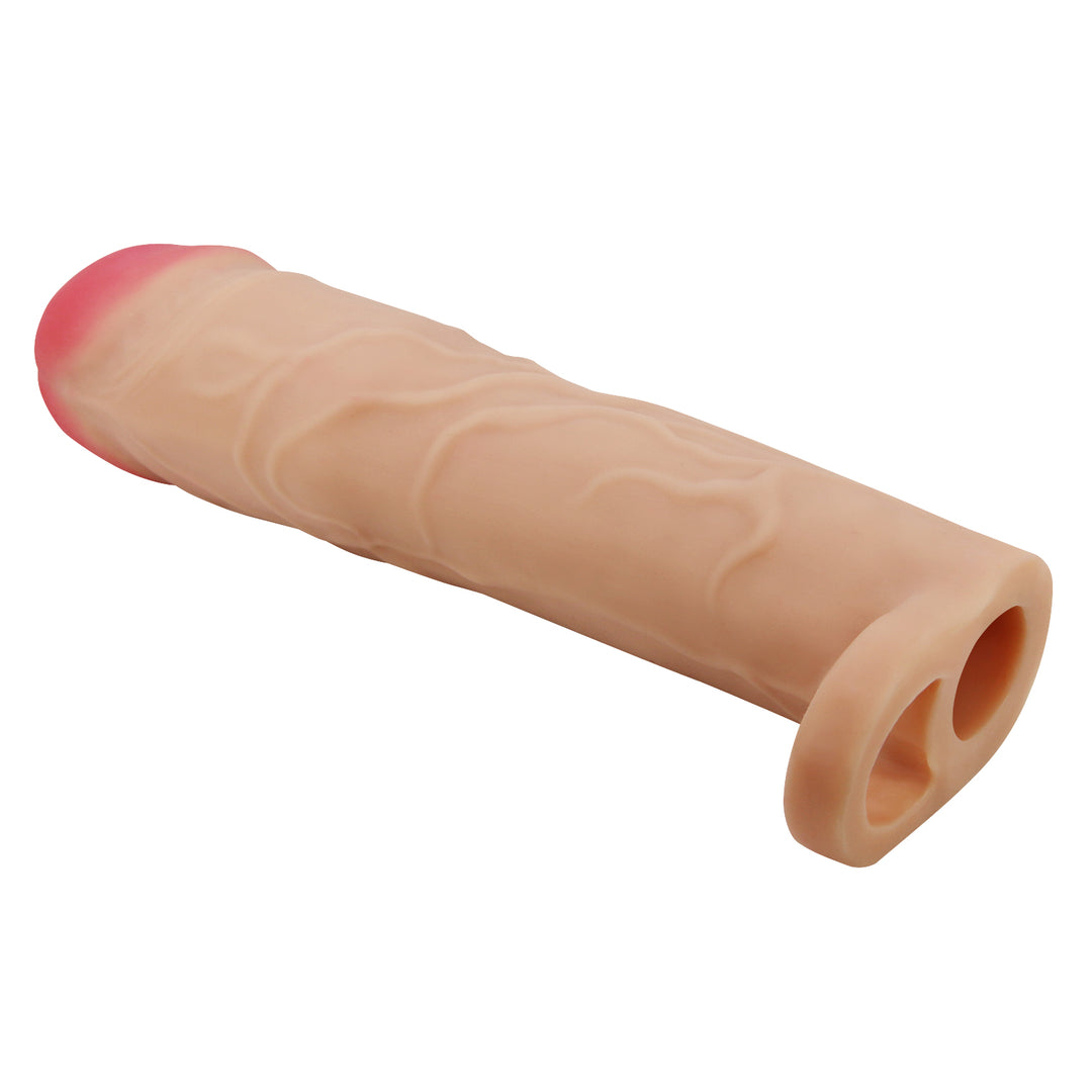 Pretty Love Gerd 7.7" Realistic Penis Extender with Ball Strap