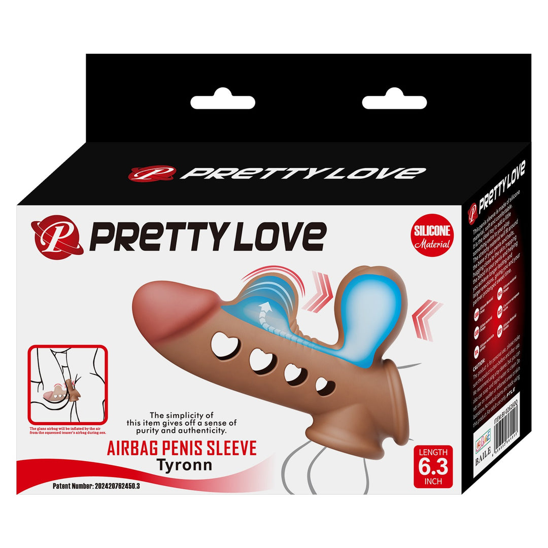 Pretty Love Tyronn Inflatable 6.3" Penis Sleeve