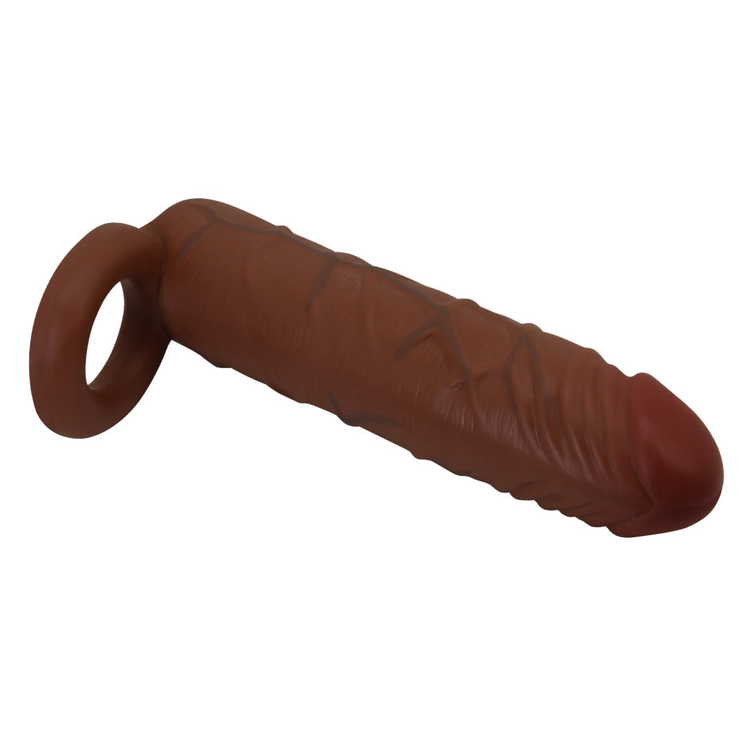 Pretty Love Kaile 1" Extended Series Penis Sleeve with Ball Strap