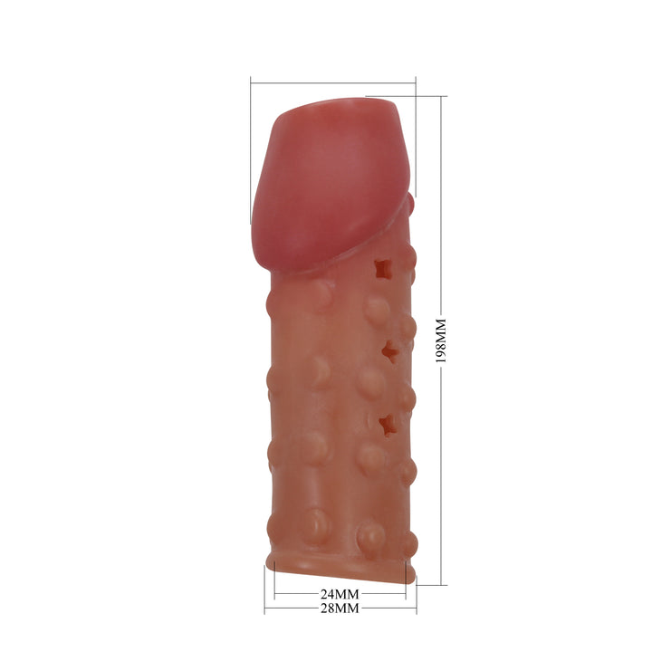 Pretty Love Stretchy Penis Sleeve with Raised Nodules