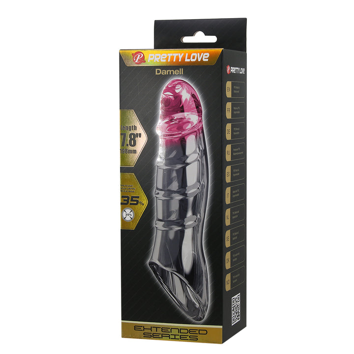Pretty Love Darnell 7.8" Extended Series Penis Sleeve