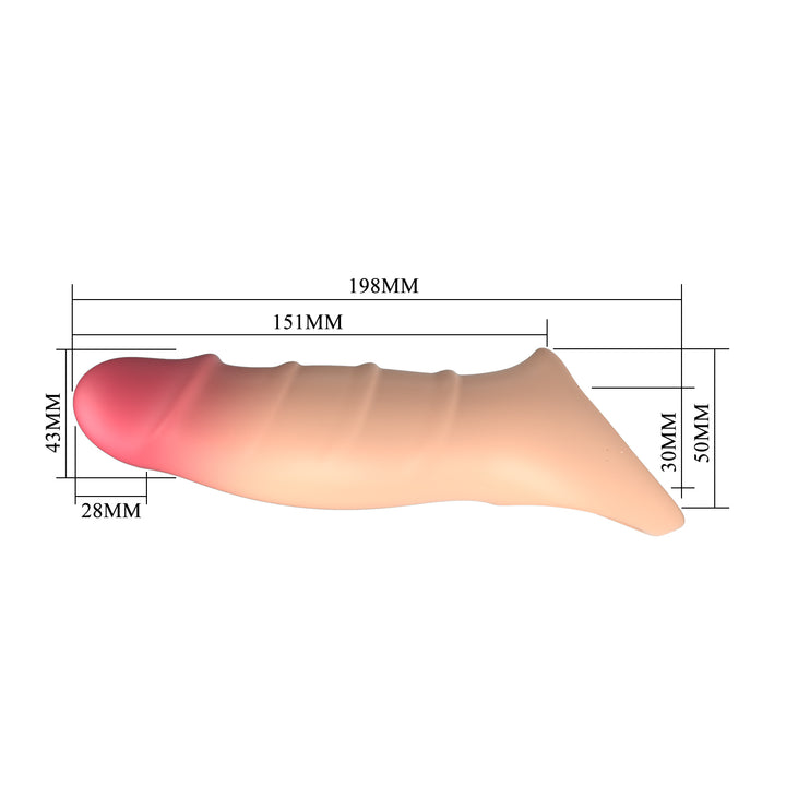 Pretty Love Darnell 7.8" Extended Series Penis Sleeve
