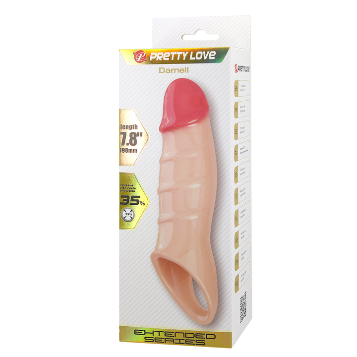 Pretty Love Darnell 7.8" Extended Series Penis Sleeve