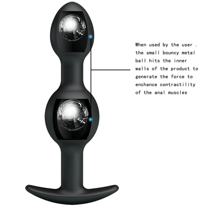 Pretty Love Heavy Weighted Balls Butt Plug