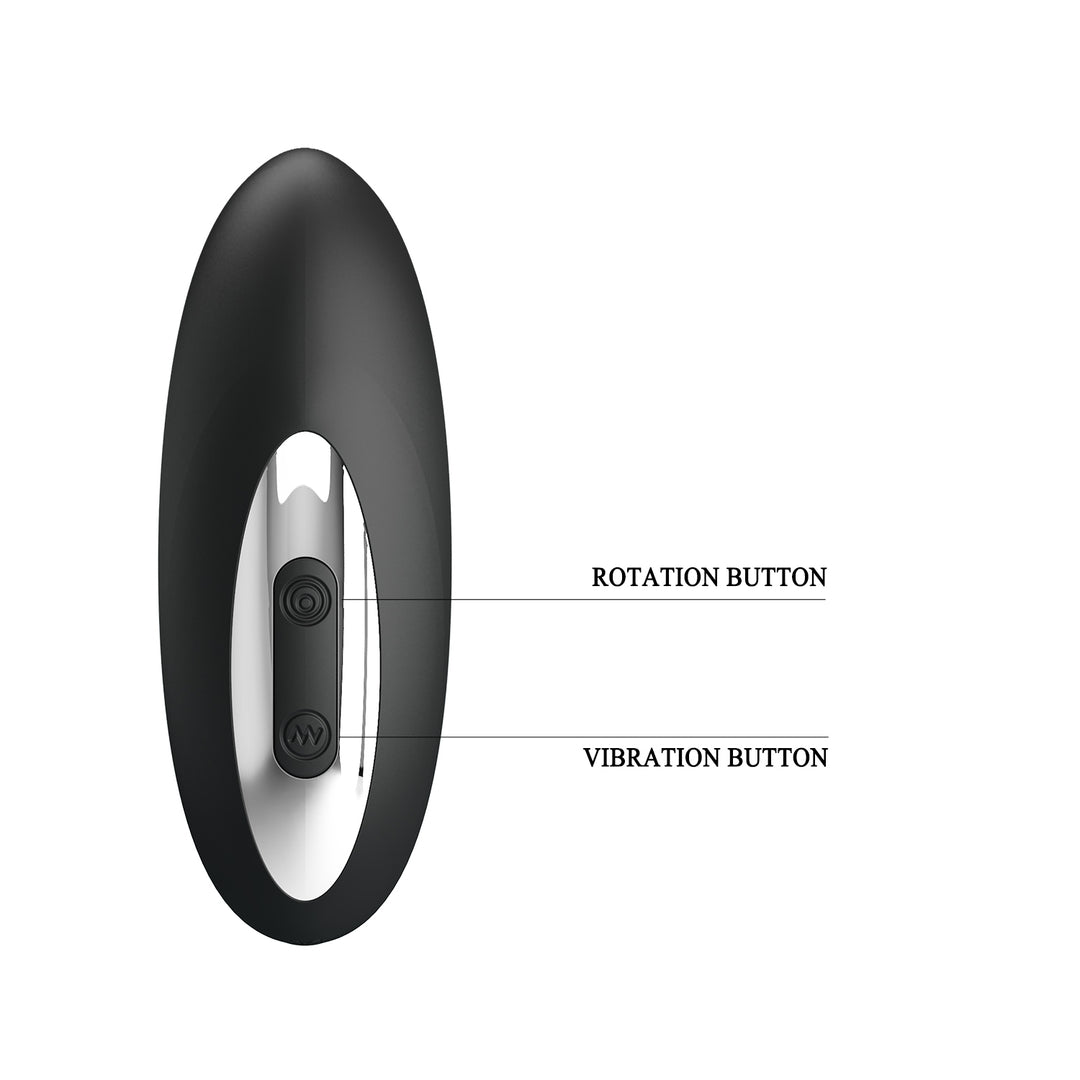 Mr Play Rechargeable Vibrating & Rotating Prostate Massager