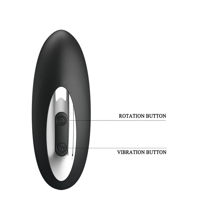Mr Play Rechargeable Vibrating & Rotating Prostate Massager