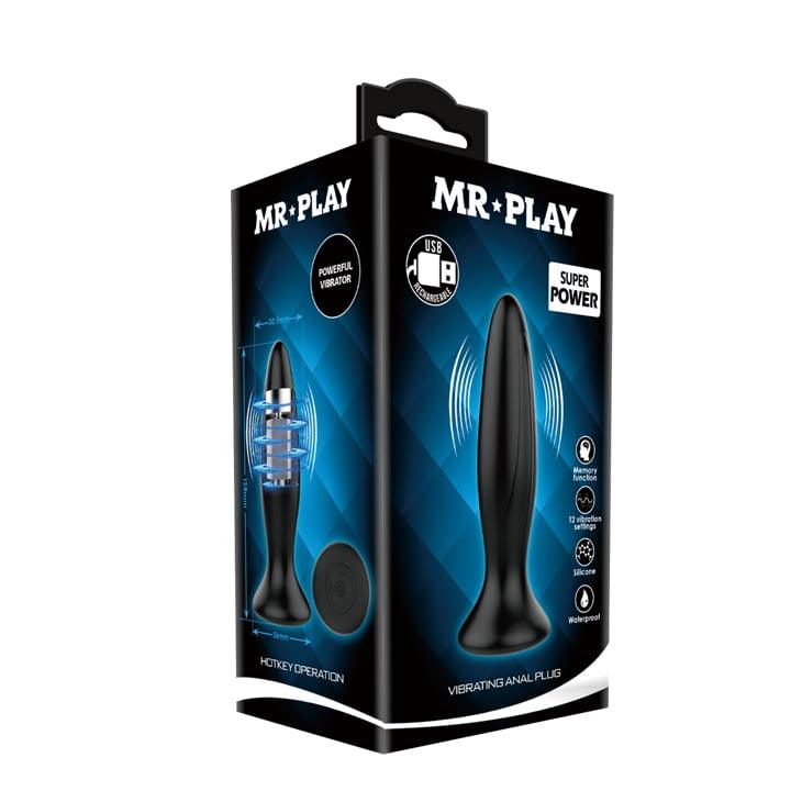 Mr Play by Baile Rechargeable Vibrating Anal Plug