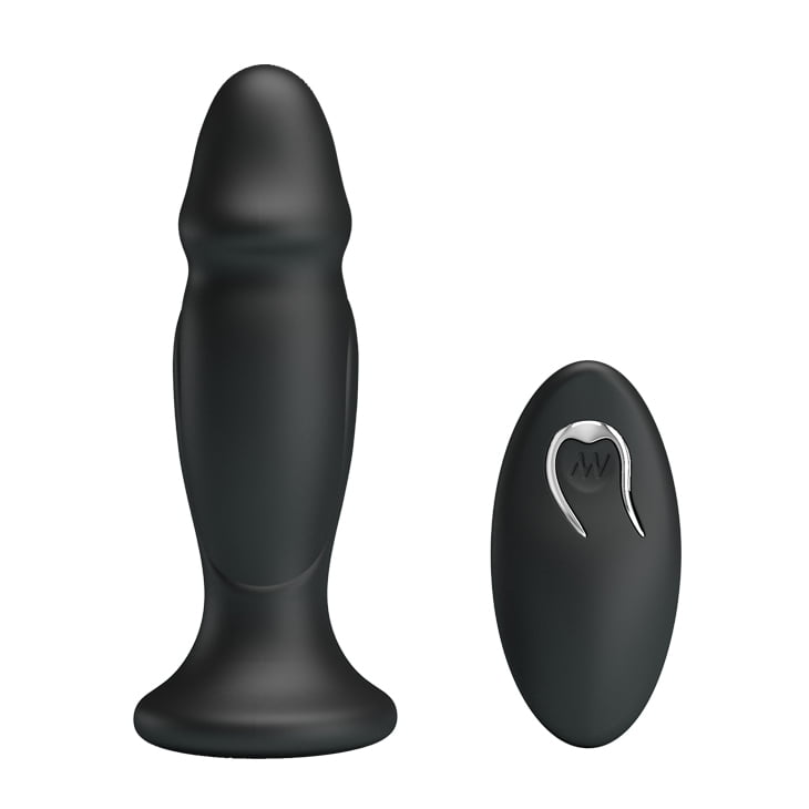 Mr Play by Baile Rechargeable Powerful Vibrating Anal Plug with Remote