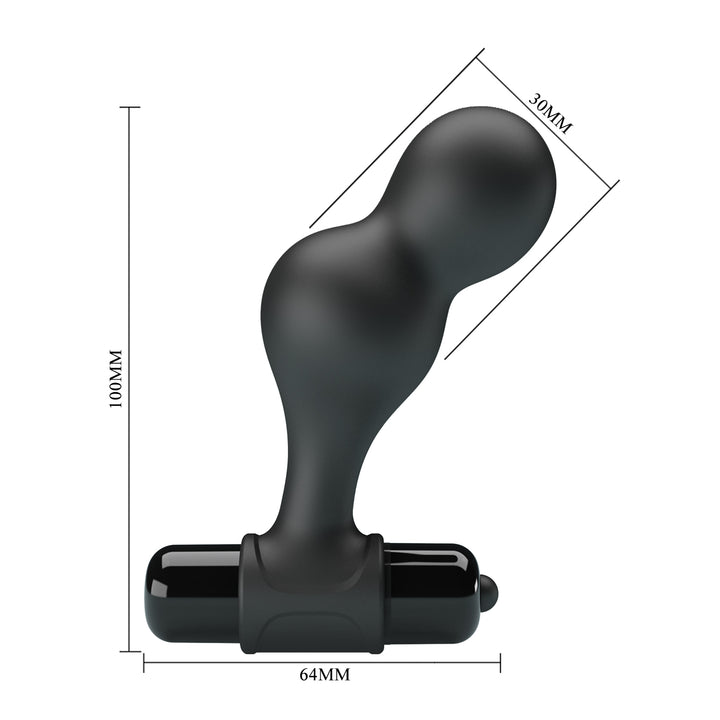Mr Play Super Powerful Vibrating Silicone Anal Plug