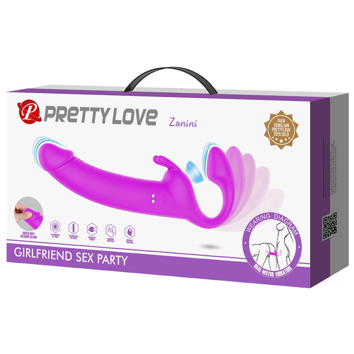 Pretty Love Girlfriend Sex Party Strapless Strap-On